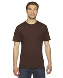 American Apparel-2001W-Fine Jersey Short Sleeve T Shirt-BROWN