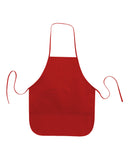 Liberty Bags-5503-Debbie NS2R Cotton Twill Apron Kelly-RED