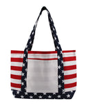 Liberty Bags-OAD5052-OAD Americana Boat Tote-RED/ WHITE/ BLUE