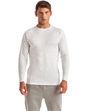 Panelled Long-Sleeve Tech T-Shirt - WHITE | 3XL