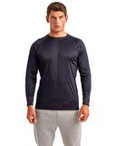 Panelled Long-Sleeve Tech T-Shirt - FRENCH NAVY | 3XL