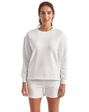 Ladies Billie Side-Zip Sweatshirt - WHITE | 2XL