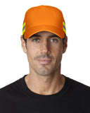 Trucker Reflector High-Visibility Constructed Cap