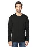 Threadfast Apparel-100LS-Ultimate Long Sleeve T Shirt-BLACK