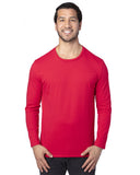 Threadfast Apparel-100LS-Ultimate Long Sleeve T Shirt-RED