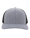 Pacific Headwear-110CPH-Snapback Trucker Cap-GRAPHITE/ BLACK