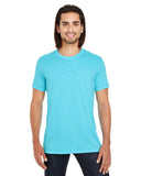 Threadfast Apparel-130A-Pigment Dye Short Sleeve T Shirt-LAGOON BLUE
