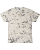 Tie-Dye-1390-Crystal Wash T Shirt-SILVER