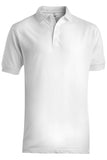 Blended Pique Short Sleeve Polo-WHITE