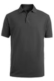 Blended Pique Short Sleeve Polo-STEEL GREY