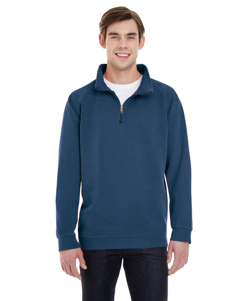 Comfort Colors-1580-Quarter Zip Sweatshirt-TRUE NAVY