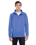 Comfort Colors-1580-Quarter Zip Sweatshirt-FLO BLUE