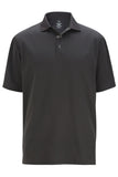 Food Service Mesh Polo With Snap Front-STEEL GREY