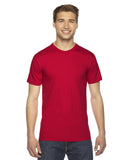 American Apparel-2001W-Fine Jersey Short Sleeve T Shirt-RED