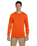 Jerzees-21ML-Dri Power Sport Long Sleeve T Shirt-SAFETY ORANGE
