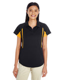 Holloway-222730-Avenger Polo-BLACK/ LT GOLD