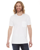 American Apparel-2406W-Unisex Fine Jersey Pocket Short-Sleeve T-Shirt