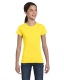 LAT-2616-Girls' Fine Jersey T Shirt-YELLOW