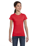 LAT-2616-Girls' Fine Jersey T Shirt-RED