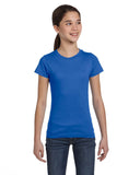 LAT-2616-Girls' Fine Jersey T Shirt-ROYAL