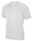 Augusta Sportswear-2790-Attain Wicking Short Sleeve T Shirt-WHITE