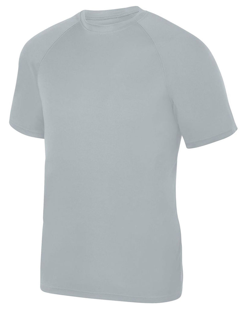 Augusta Sportswear-2790-Attain Wicking Short Sleeve T Shirt-SILVER