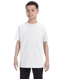 Jerzees-29B-Youth Dri Power Active T Shirt-WHITE