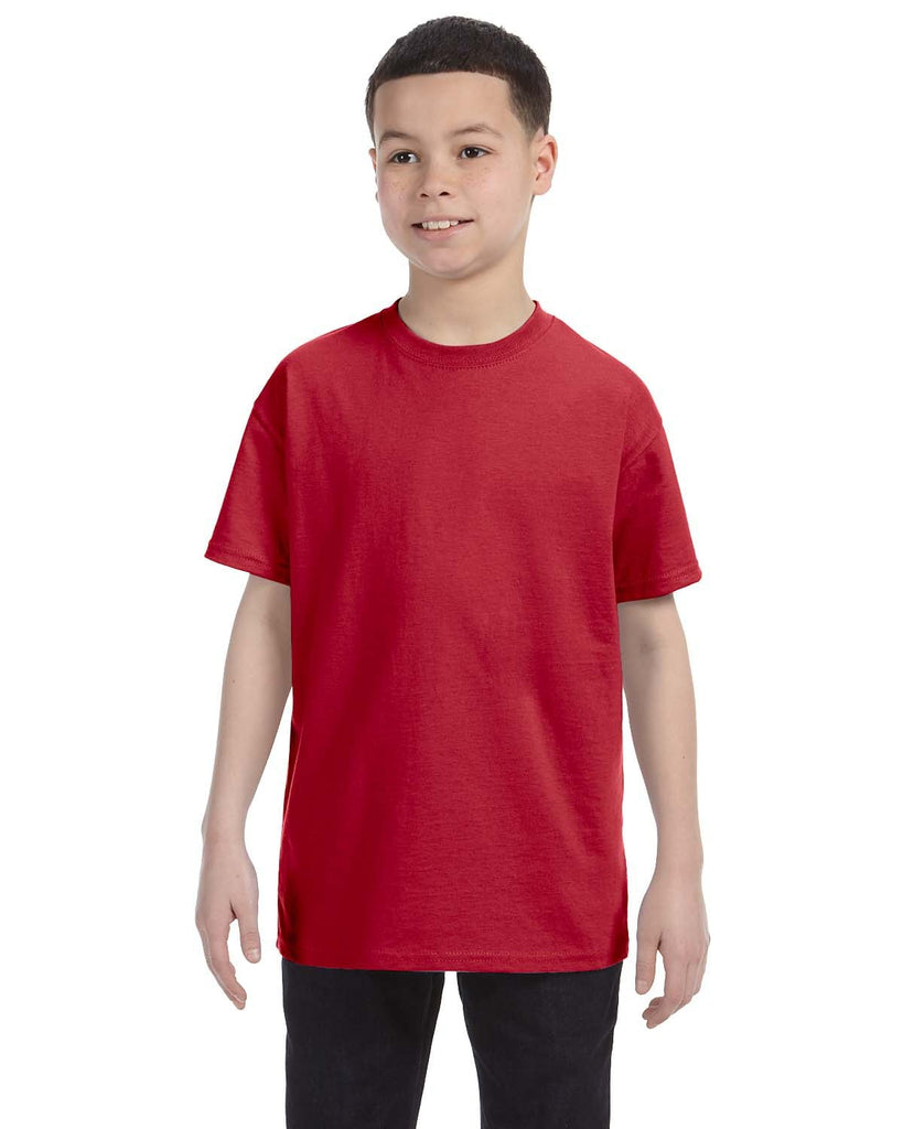 Jerzees-29B-Youth Dri Power Active T Shirt-TRUE RED