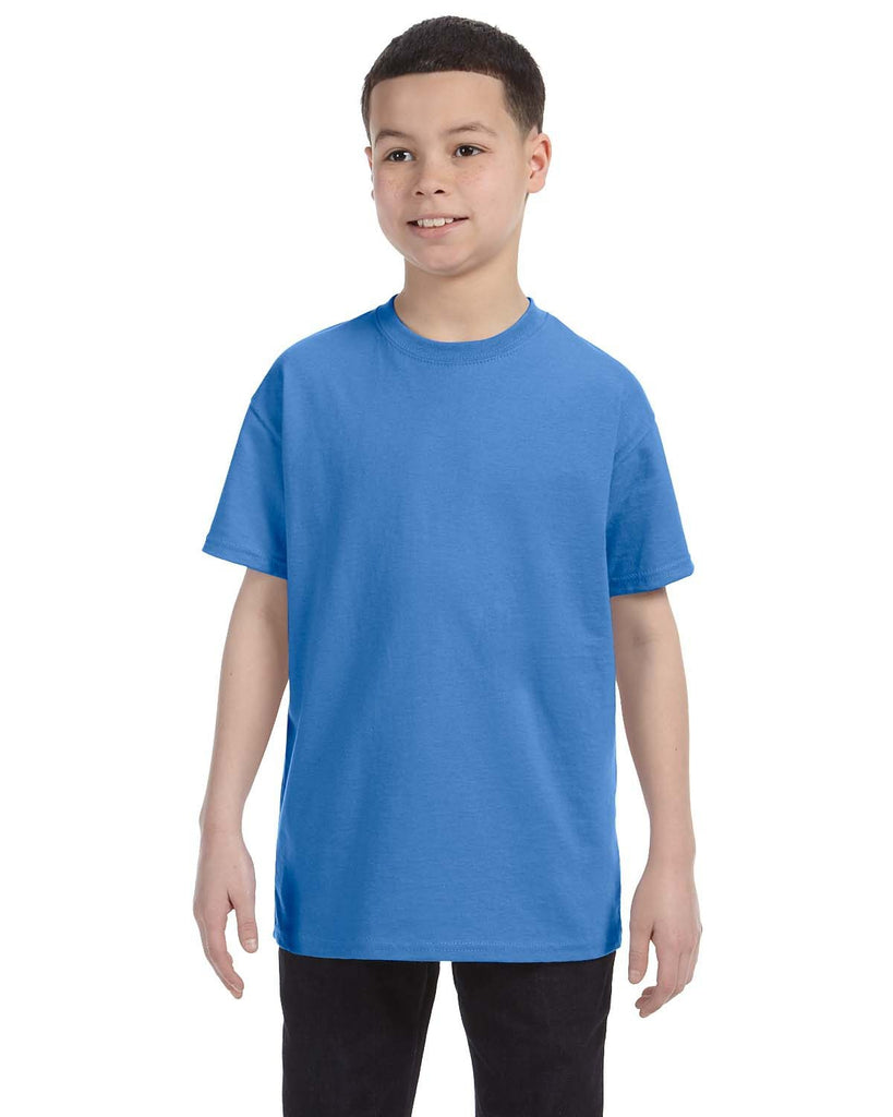 Jerzees-29B-Youth Dri Power Active T Shirt-COLUMBIA BLUE