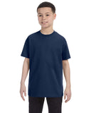 Jerzees-29B-Youth Dri Power Active T Shirt-VINTAGE HTH NAVY