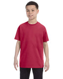 Jerzees-29B-Youth Dri Power Active T Shirt-VINTAGE HTH RED