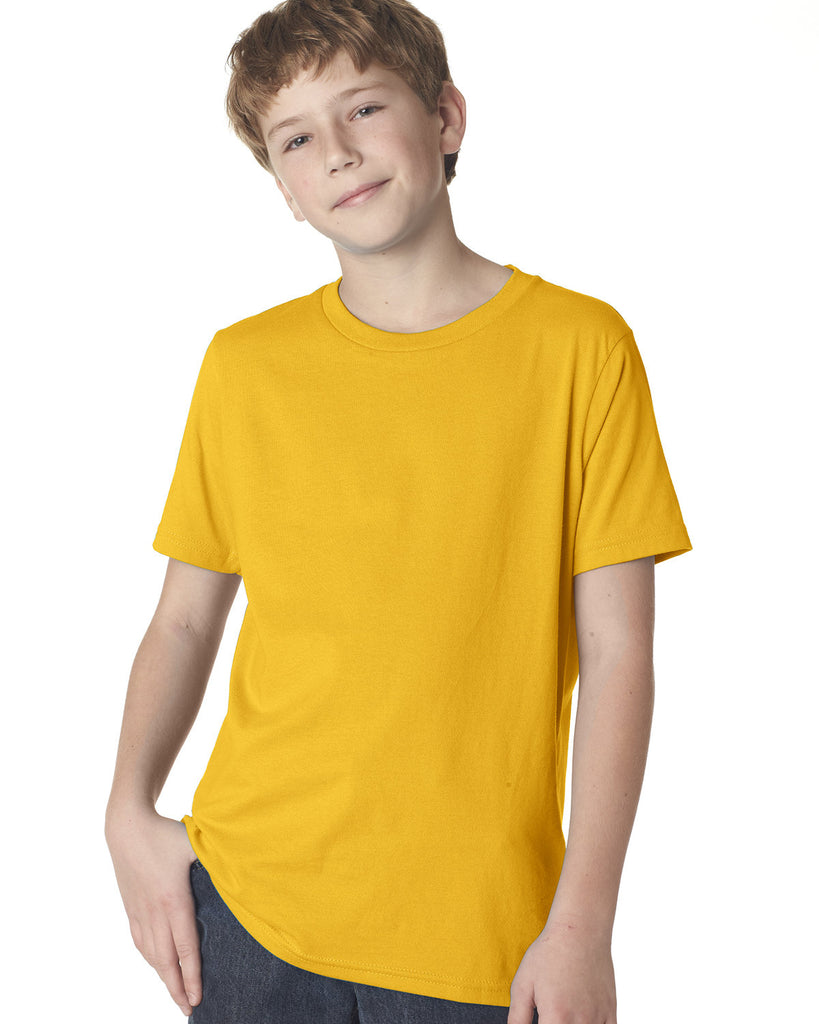 Next Level Apparel-3310-Youth Boys? Cotton Crew-GOLD