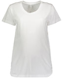 LAT-3509-Maternity Fine Jersey T Shirt-WHITE