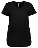 LAT-3509-Maternity Fine Jersey T Shirt-BLACK