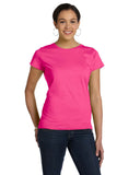 LAT-3516-Fine Jersey T Shirt-HOT PINK