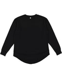 LAT-3525-Weekend Tunic Fleece-BLACK