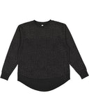 LAT-3525-Weekend Tunic Fleece-BLACK LEOPARD