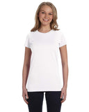 LAT-3616-Junior Fit T Shirt-WHITE