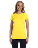 LAT-3616-Junior Fit T Shirt-YELLOW