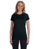 LAT-3616-Junior Fit T Shirt-BLACK
