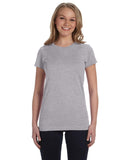 LAT-3616-Junior Fit T Shirt-HEATHER