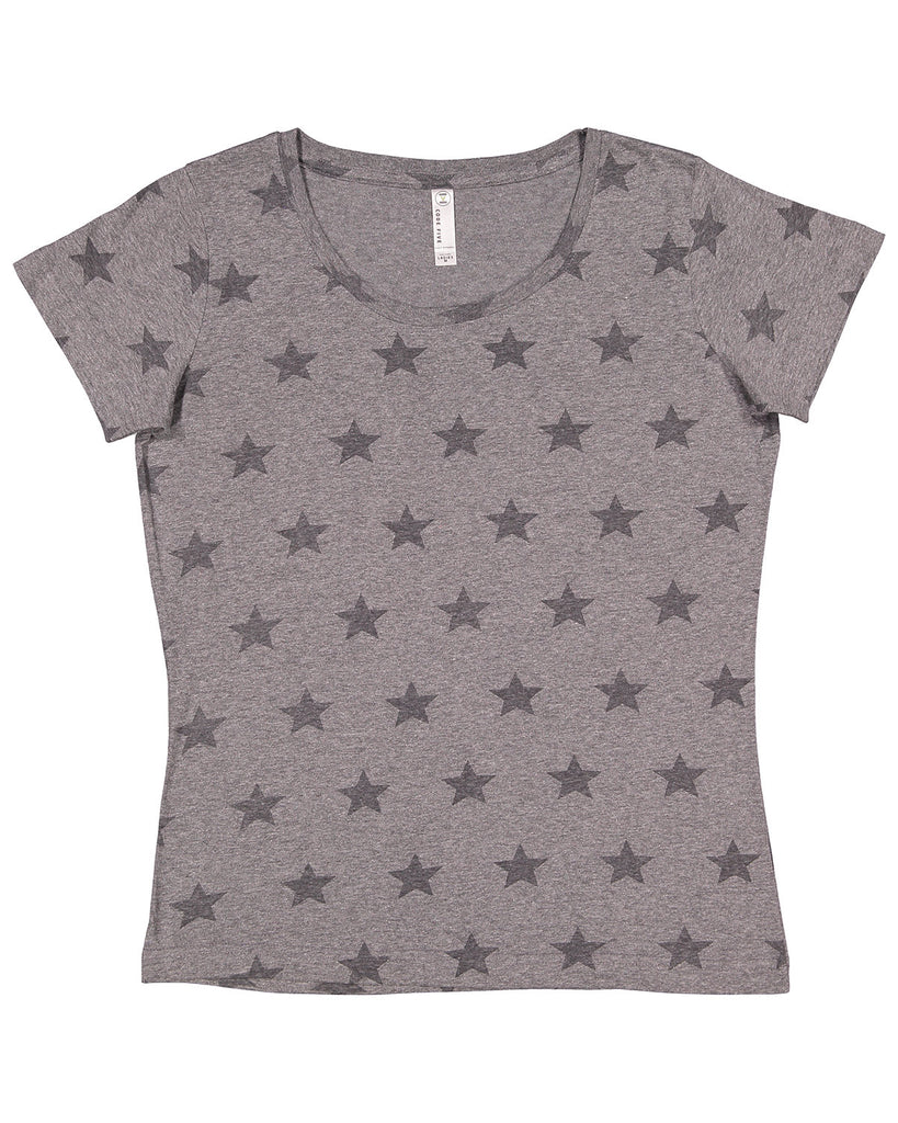 Code Five-3629-Five Star T Shirt-GRAN HTHR STAR
