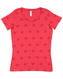 Code Five-3629-Five Star T Shirt-RED STAR