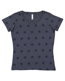 Code Five-3629-Five Star T Shirt-DENIM STAR