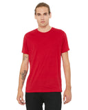 Bella + Canvas-3650-Poly Cotton Short Sleeve T Shirt-RED
