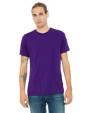 Bella + Canvas-3650-Poly Cotton Short Sleeve T Shirt-TEAM PURPLE