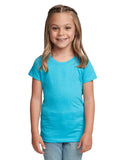 Next Level Apparel-3712-Youth Princess Cvc T Shirt-BONDI BLUE