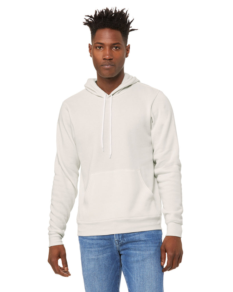 Bella + Canvas-3719-Sponge Fleece Pullover Hooded Sweatshirt-VINTAGE WHITE