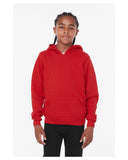 Bella + Canvas-3719Y-Youth Sponge Fleece Pullover Hooded Sweatshirt-RED