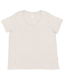 LAT-3816-Curvy Fine Jersey T Shirt-NATURAL HEATHER